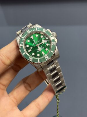 Submariner | Silver Chain | Green Dial